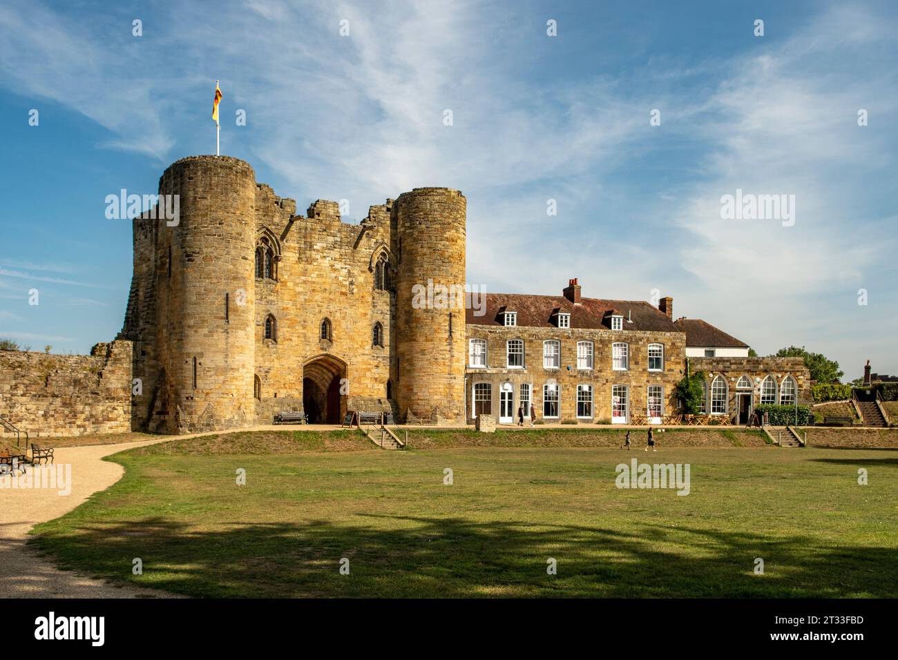 Tonbridge Castle, Tonbridge, Kent, England Stockfoto