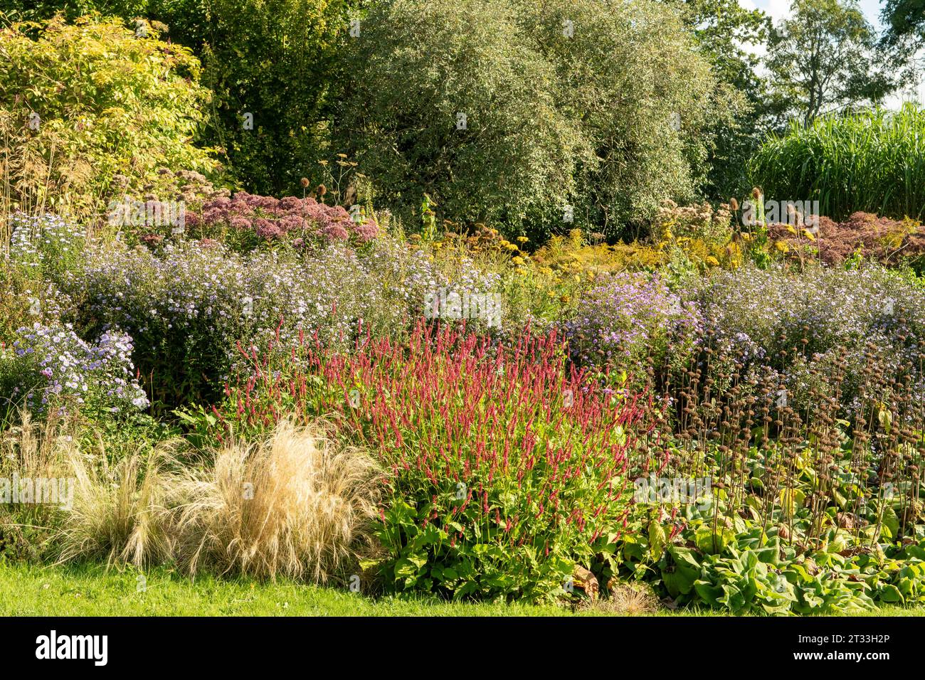 Garten in Michelham Priory, Upper Dicker, East Sussex, England Stockfoto