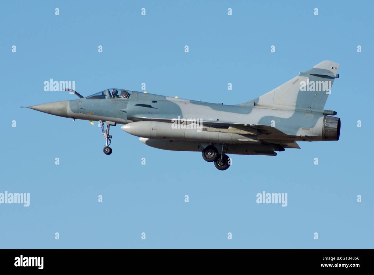 Avión de Combat moderno Mirage 2000 Stockfoto