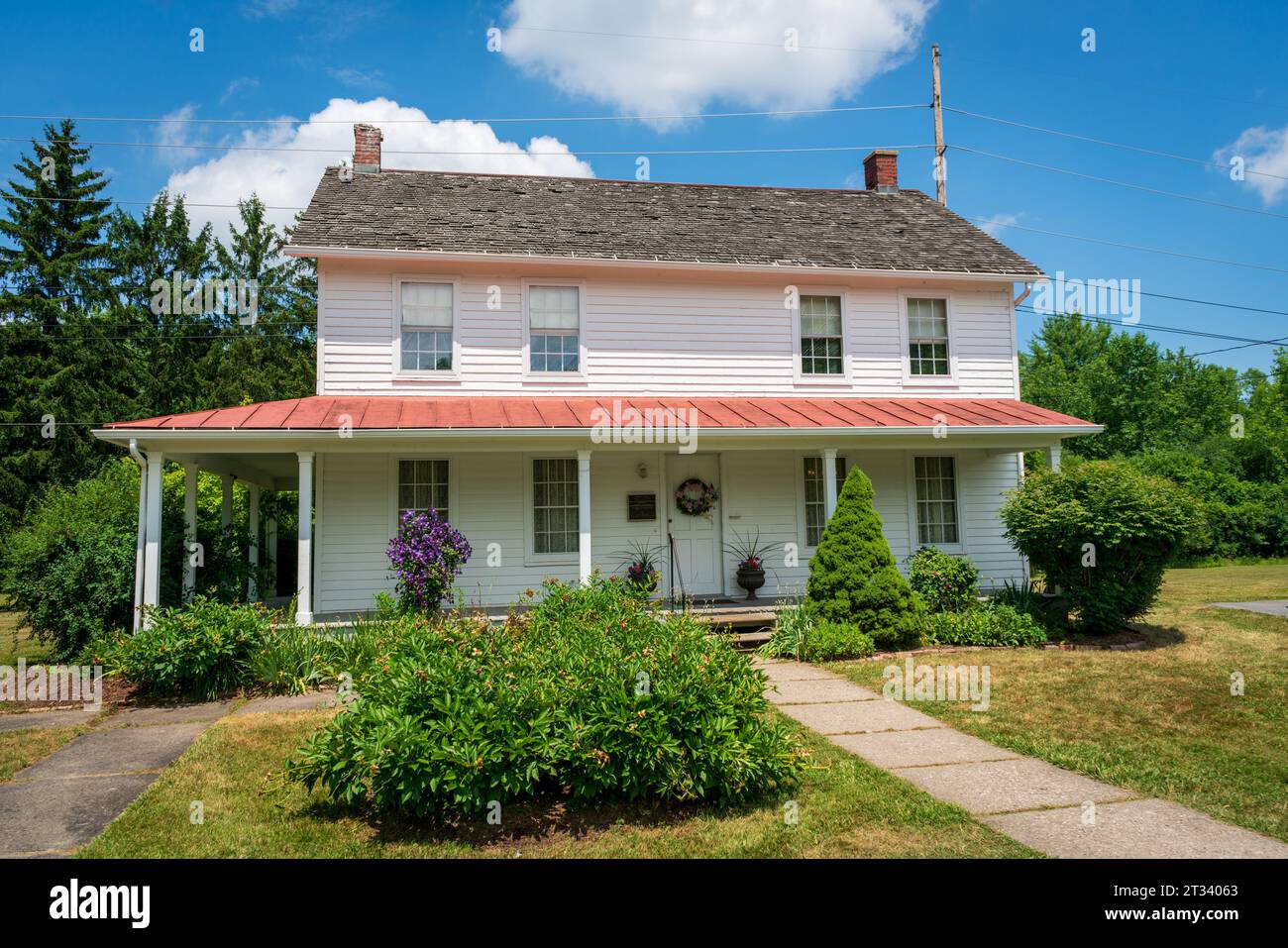 Der Harriett Tubman National Historical Park in Auburn New York Stockfoto