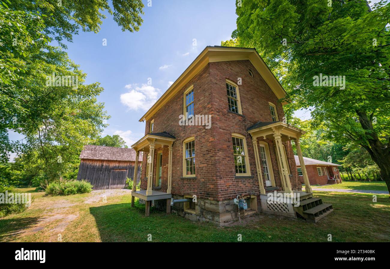 Der Harriett Tubman National Historical Park in Auburn New York Stockfoto