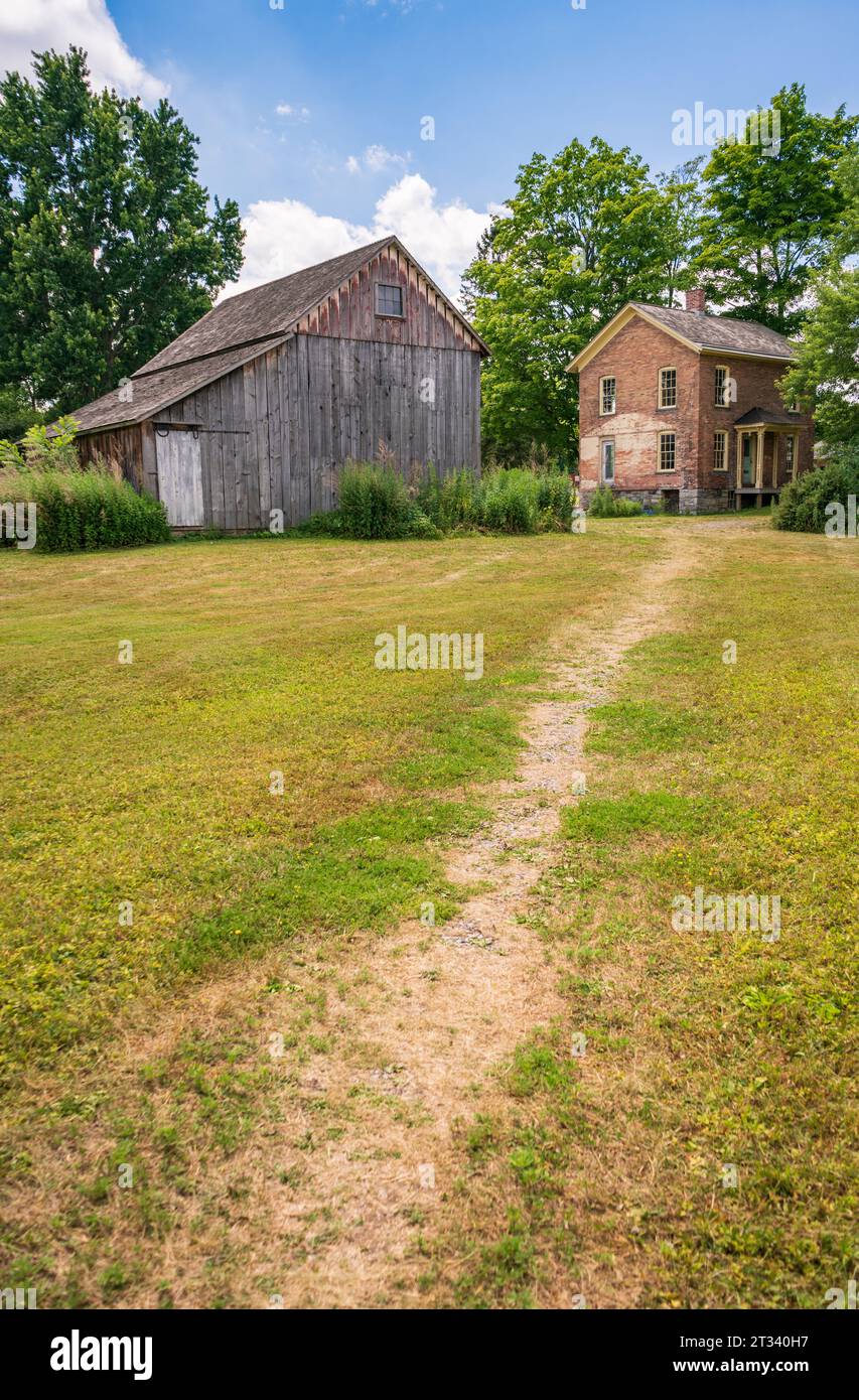Der Harriett Tubman National Historical Park in Auburn New York Stockfoto