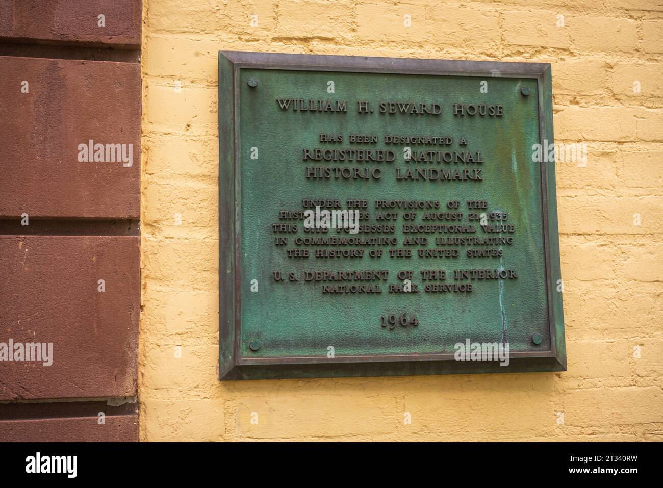 Das Seward House Museum, ein Museum in Auburn, New York Stockfoto