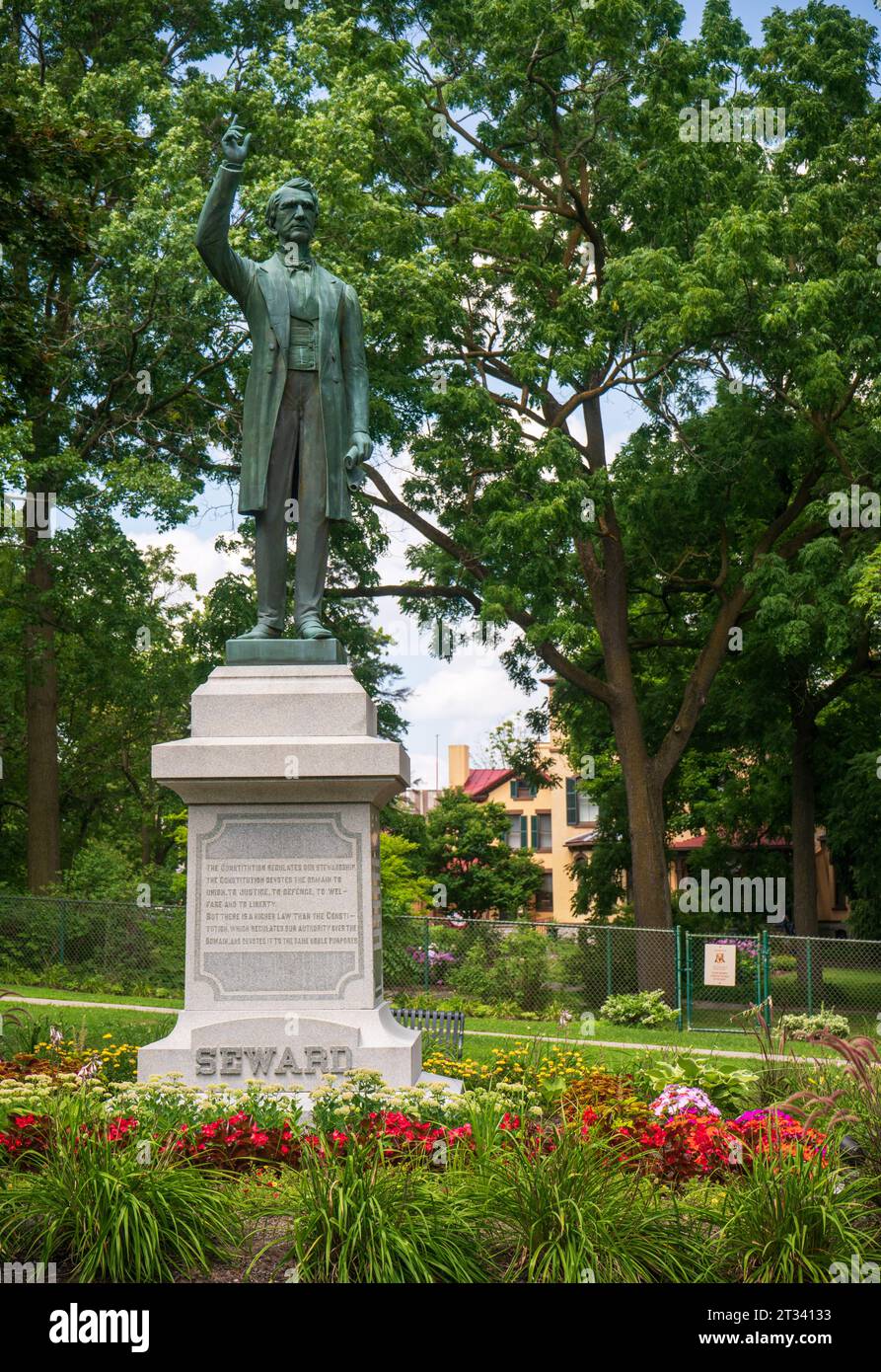 Das Seward House Museum, ein Museum in Auburn, New York Stockfoto