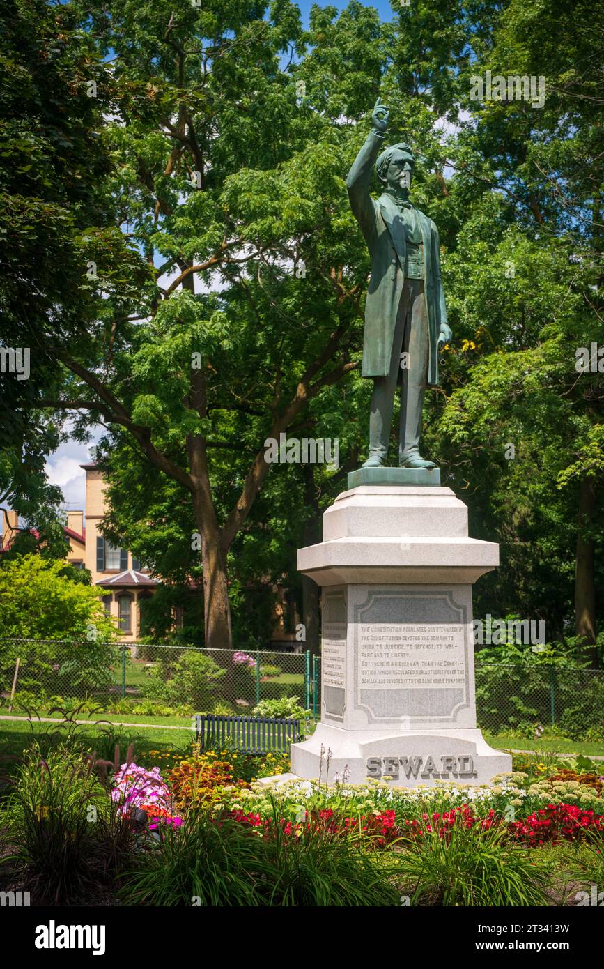 Das Seward House Museum, ein Museum in Auburn, New York Stockfoto