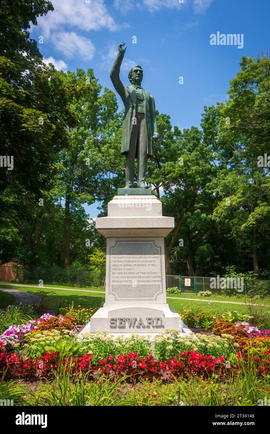 Das Seward House Museum, ein Museum in Auburn, New York Stockfoto