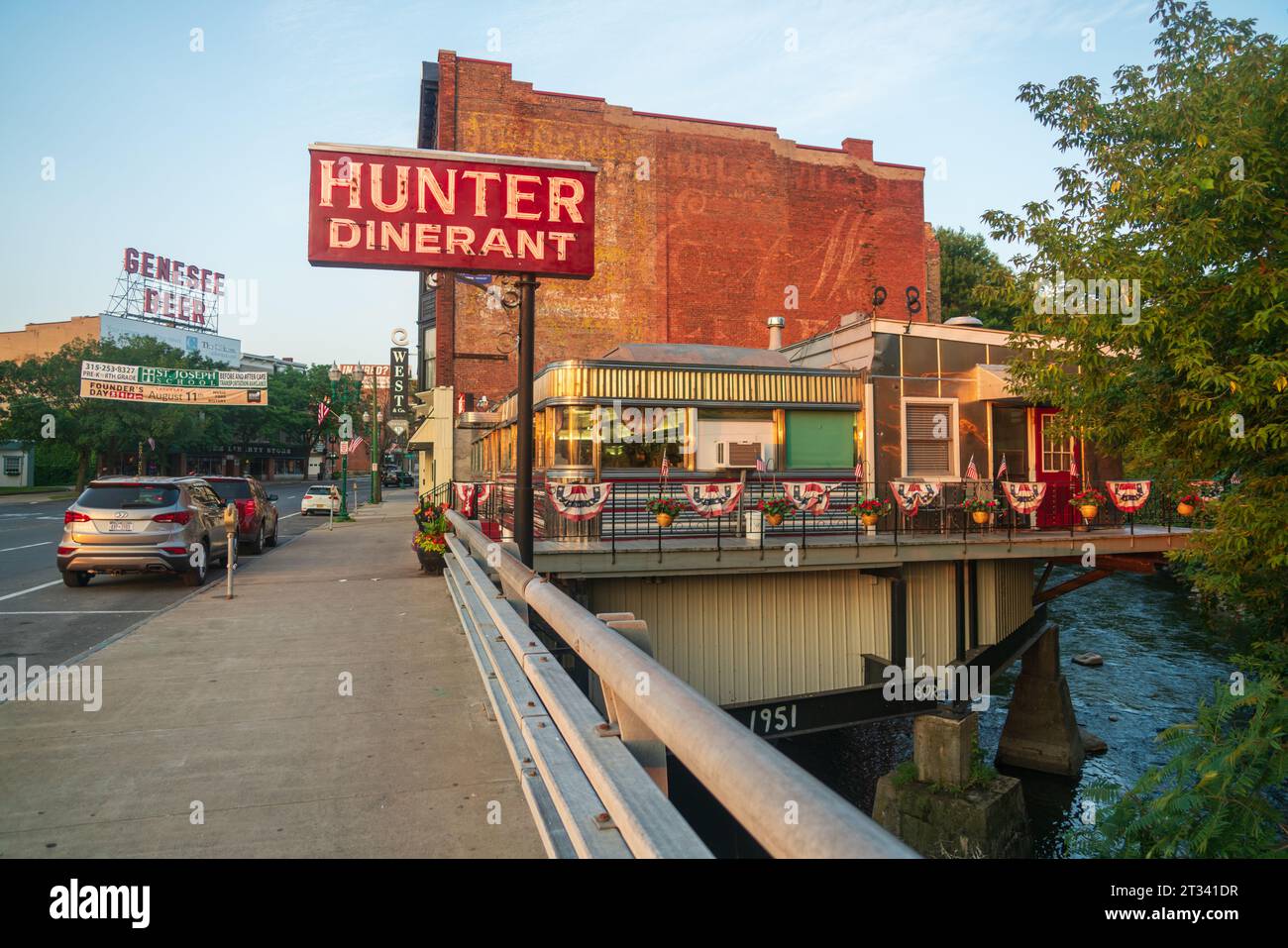 The Hunter's Dinerant in Auburn, NY Stockfoto