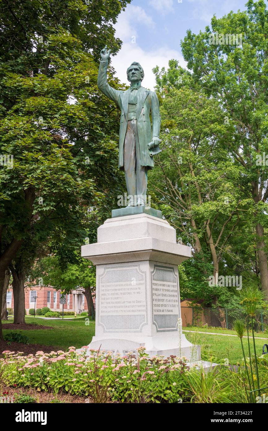 Das Seward House Museum, ein Museum in Auburn, New York Stockfoto