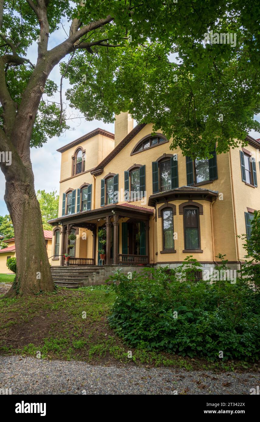 Das Seward House Museum, ein Museum in Auburn, New York Stockfoto