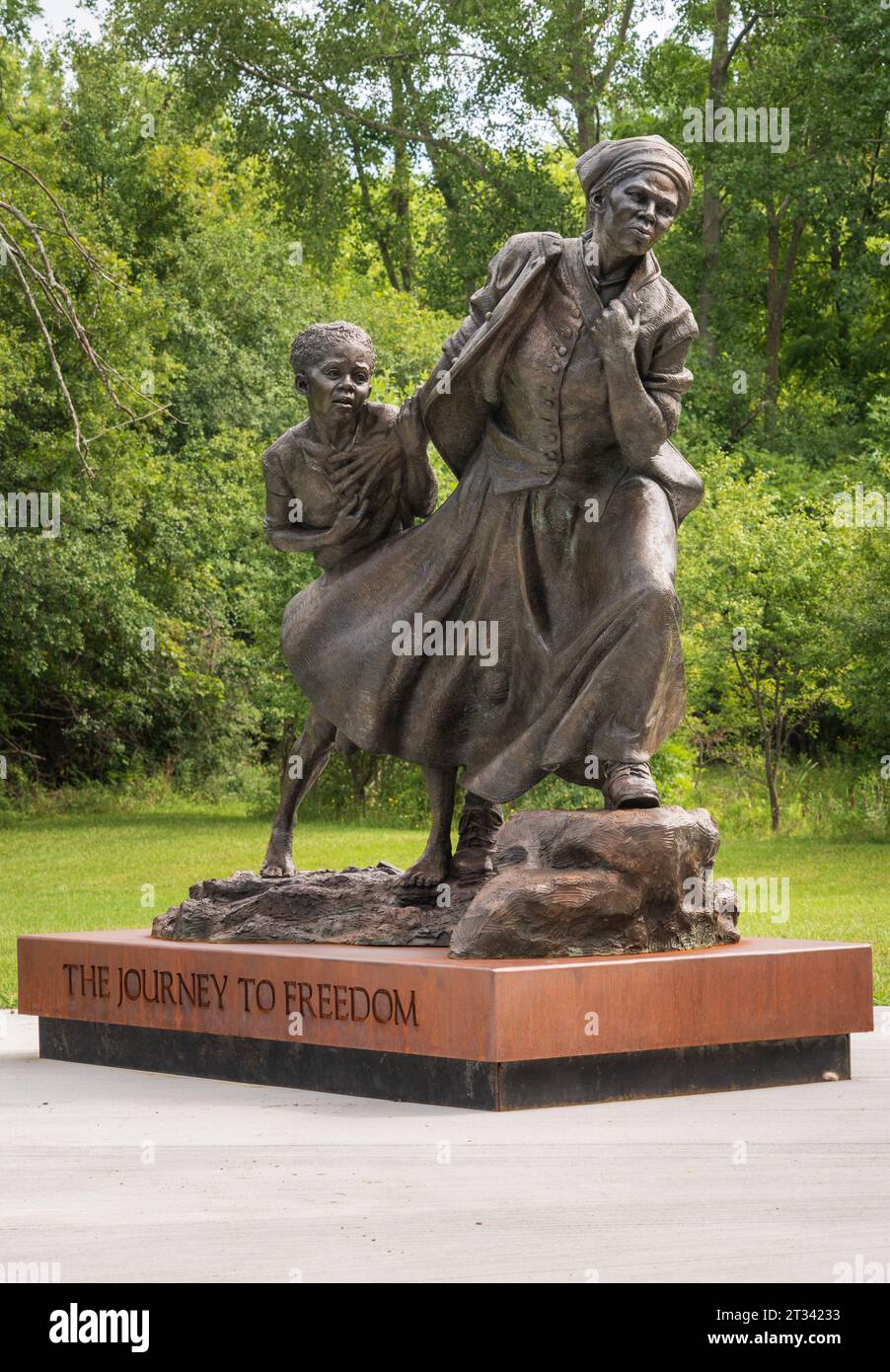 Der Harriett Tubman National Historical Park in Auburn New York Stockfoto