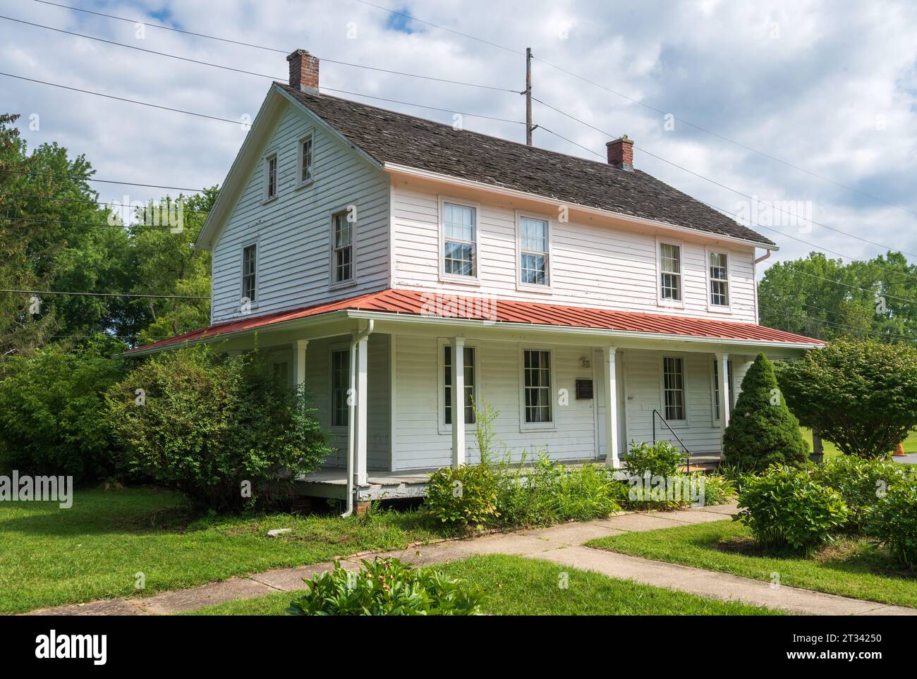 Der Harriett Tubman National Historical Park in Auburn New York Stockfoto