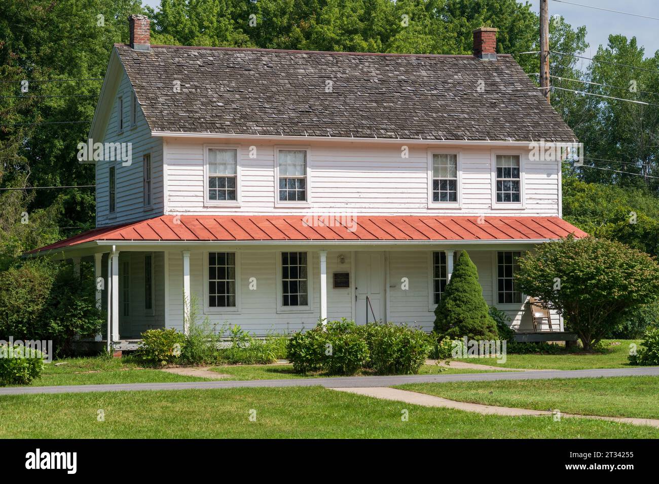 Der Harriett Tubman National Historical Park in Auburn New York Stockfoto