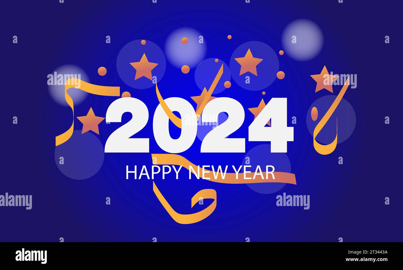 Silvester 2024 Countdown-Feier und Partykonzept mit Feuerwerk, Champagner  und festlichem Spaß. Weihnachtsgrußkarte, Hintergrund, Banner, Auto  Stock-Vektorgrafik - Alamy