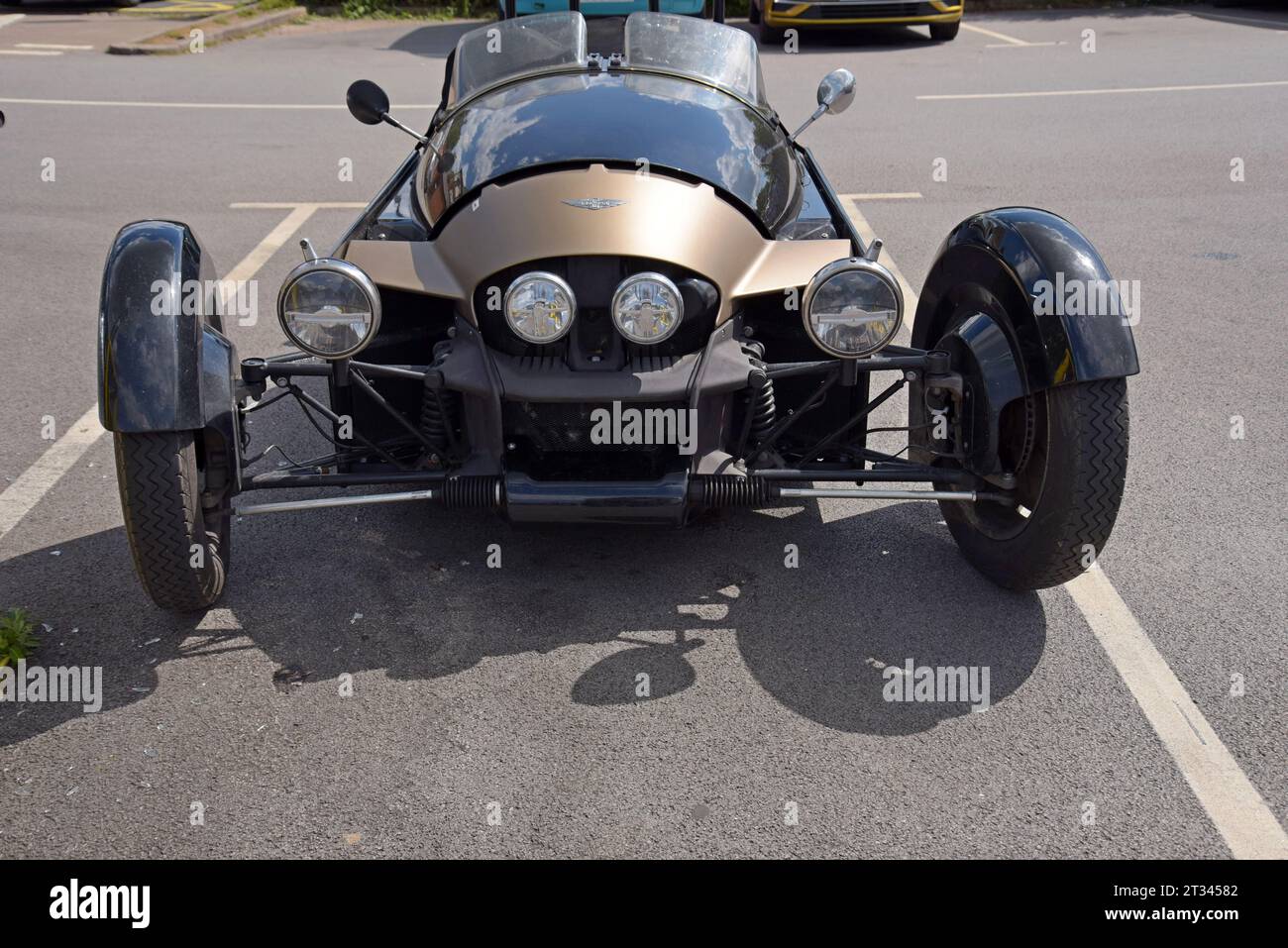 Morgan Super 3 Prototyp Autos im Test in Worcester, August 2023 Stockfoto Morgan Super 3 Prototyp Autos im Test in Worcester, August 2023 Stockfoto