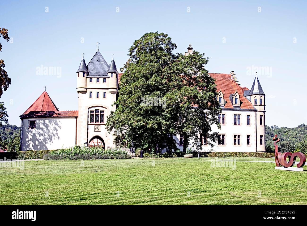 Jagsthausen (Baden-Württemberg, Hohenlohe): Götzenburg Stockfoto