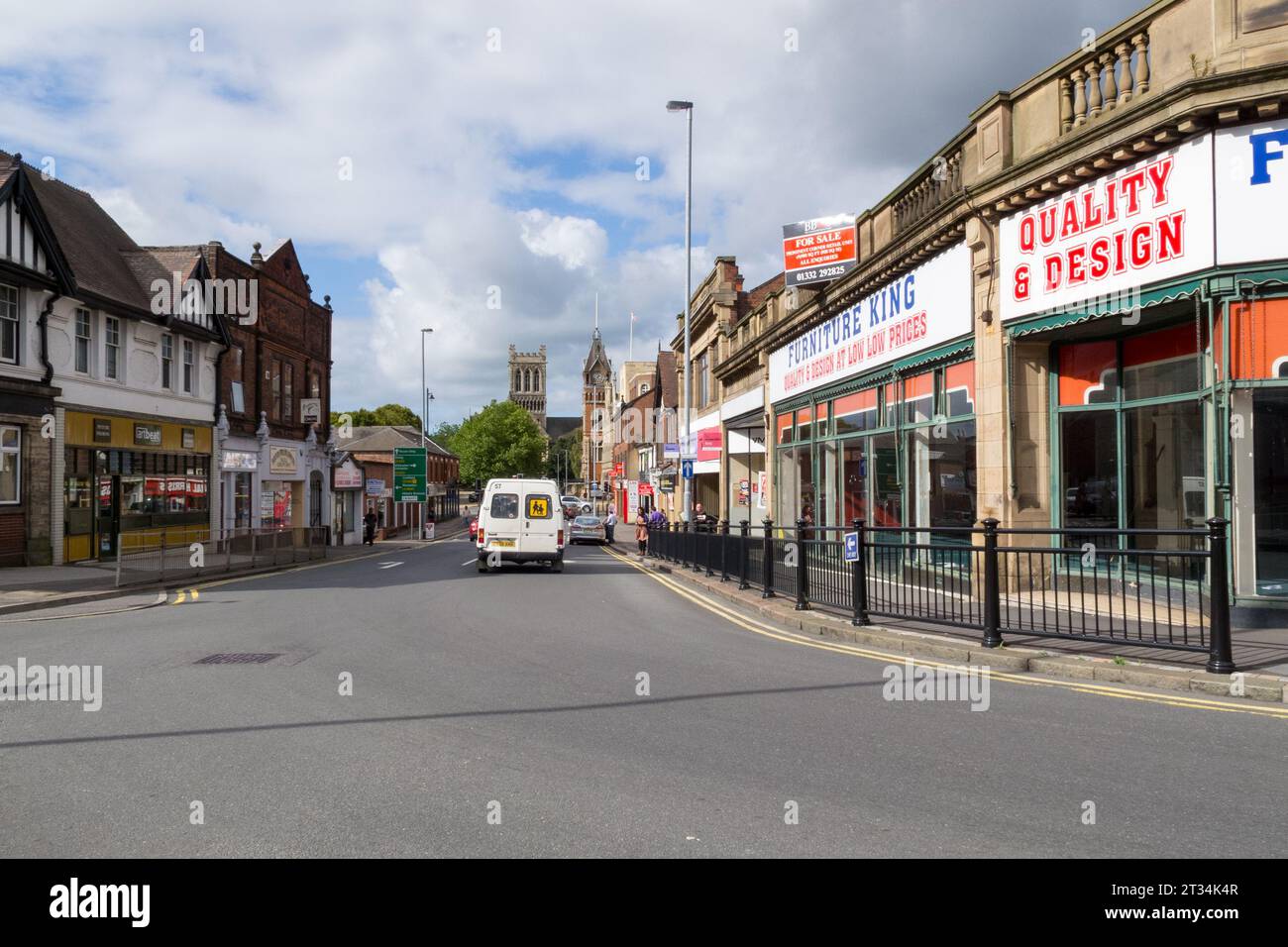 Borough Road, Burton-on-Trent Stockfoto