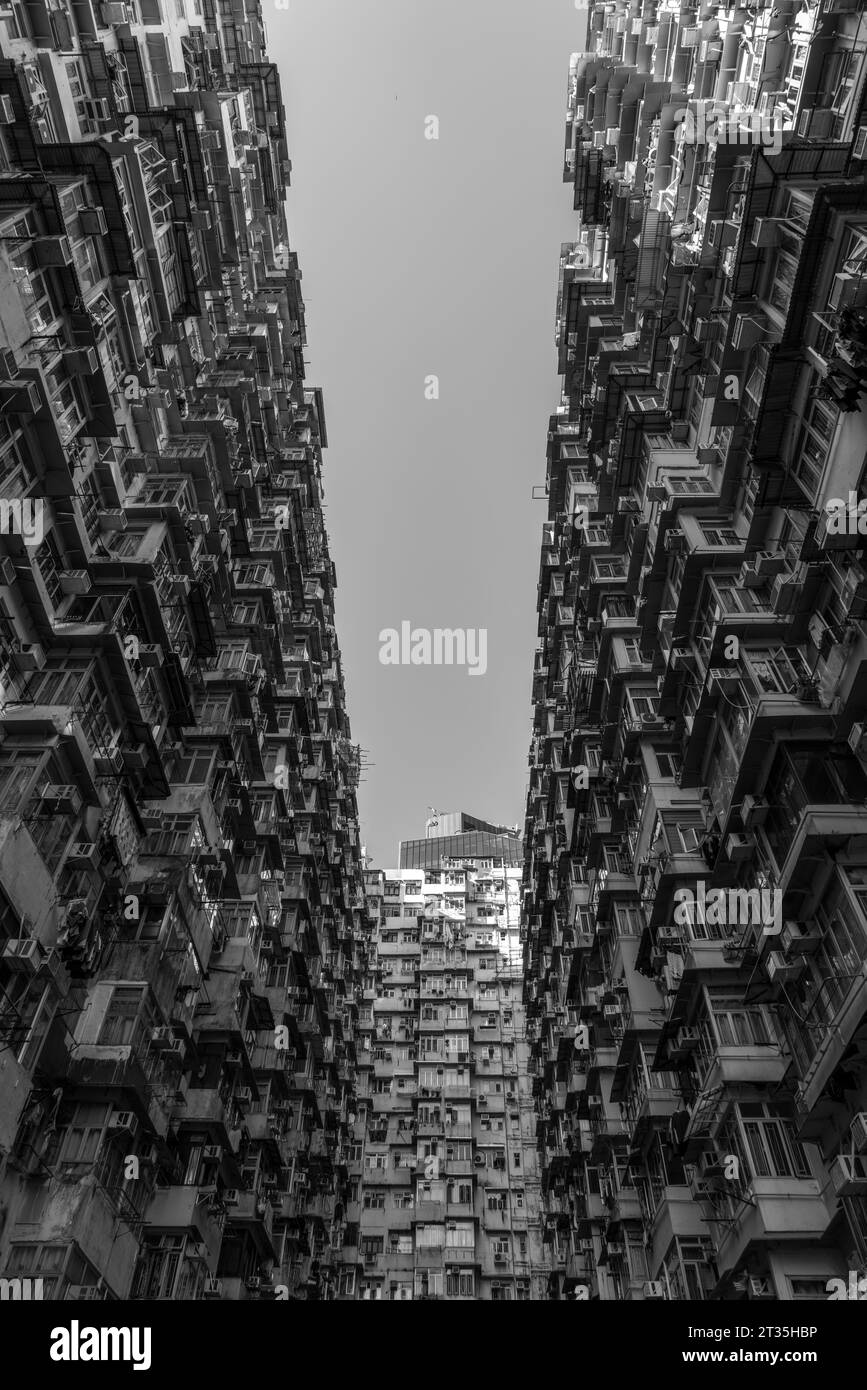 Steinbruch Bay Monster Building, Hongkong, 2023 Stockfoto