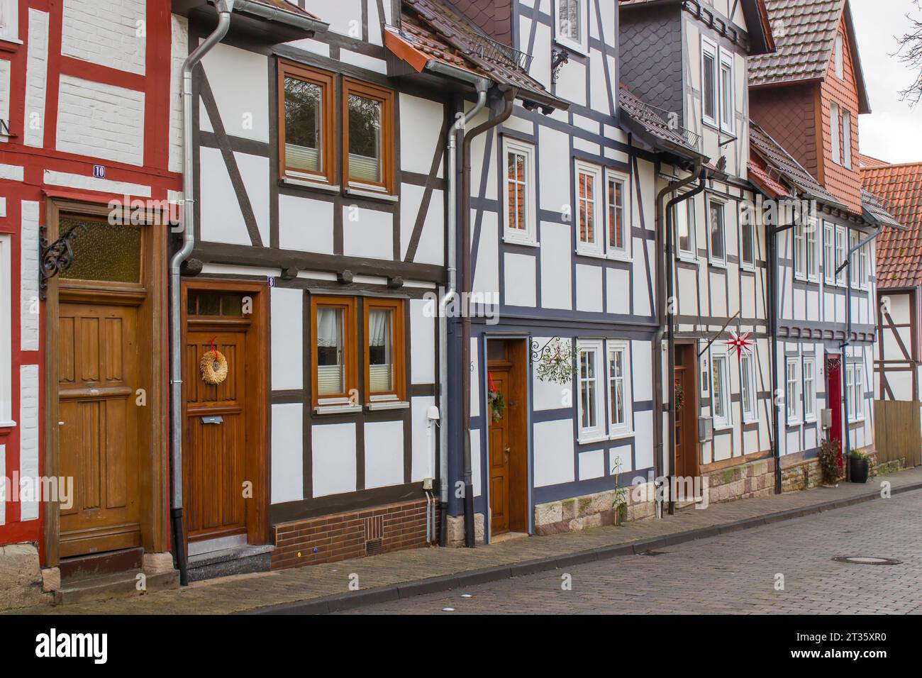 Die Stadt Bad Sooden-Allendorf im Werra-Tal in Deutschland, Hessen Stockfoto