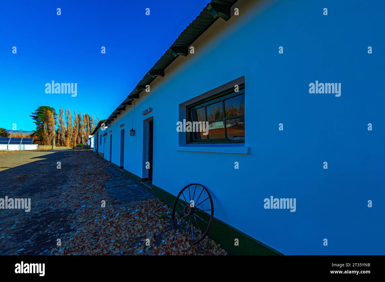 Die Ascension Ranch, Naturschutzgebiet am Ufer des Lake Buenos Aires Stockfoto