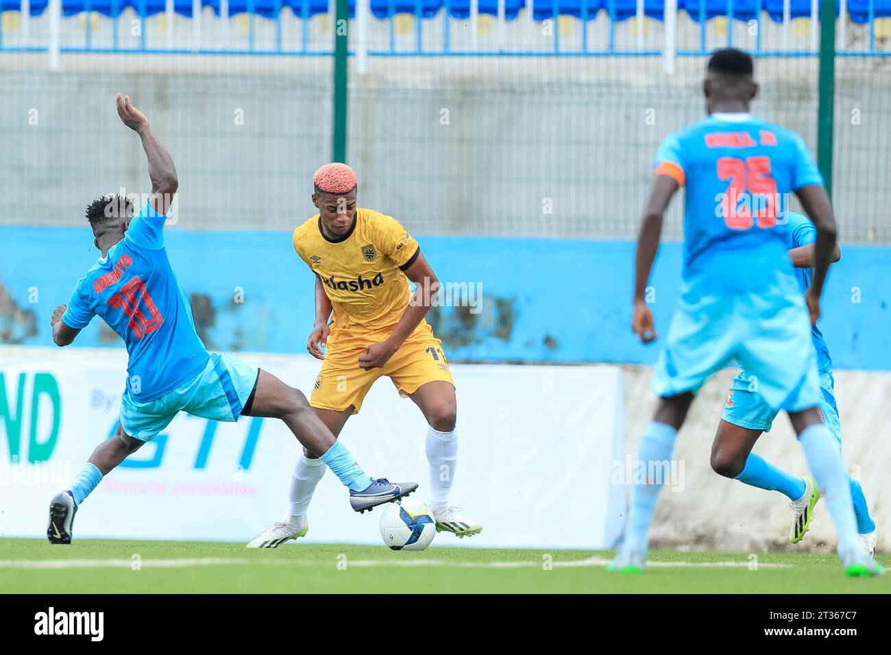 OGUN STATE, NIGERIA. OKTOBER 2023. REMO SPIELT DIE STARS IM VERGLEICH ZU SPORTING LAGOS. NIGERIA PREMIER FOOTBALL LEAGUE. Victor Modo Stockfoto