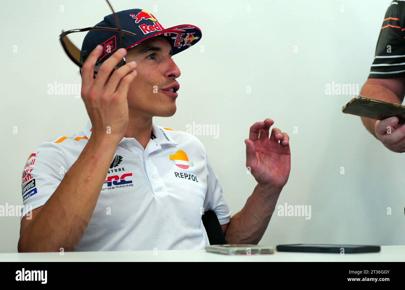 Phillip Island, Australien. Oktober 2023. Phillip Island, Australien, Freitag, 20. Oktober: Marc Marquez (ESP) beim MotoGP Australian Motorcyle Grand Prix 2023. Bild, Foto und Copyright © IVKA Damir ATP Images (IVKA Damir/ATP/SPP) Credit: SPP Sport Pressefoto. /Alamy Live News Stockfoto