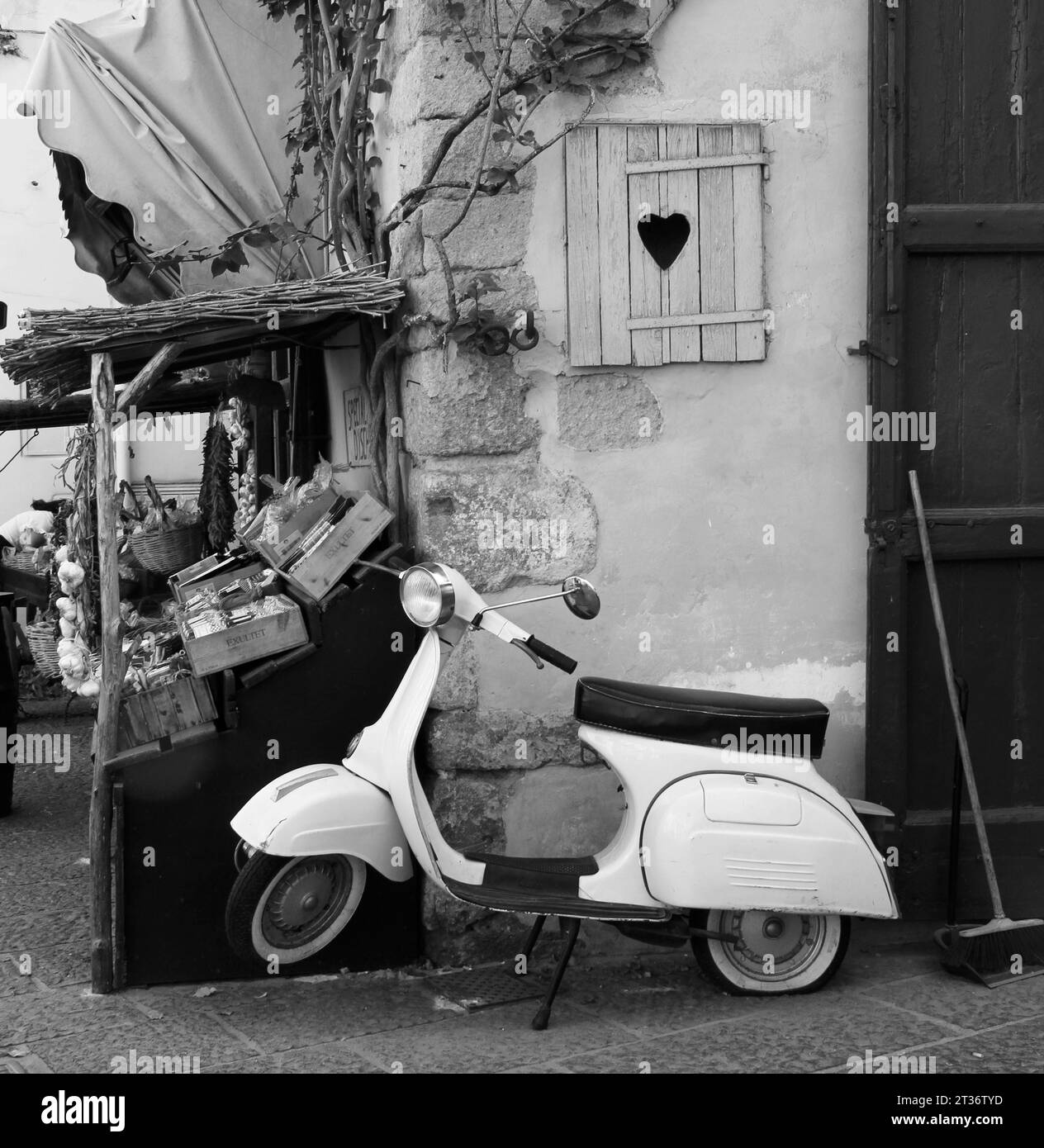 Typisch italienische Szene in Forio, Ischia, Italien Stockfoto