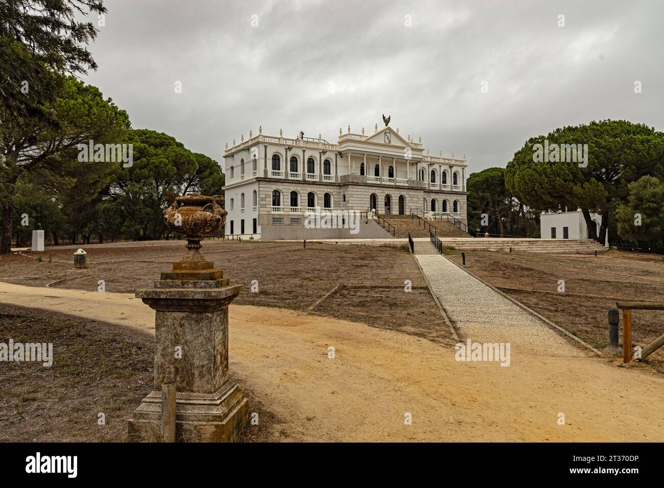 Acebron Palast im Donana Nationalpark in der Nähe von El Rocio in Andalusien Stockfoto