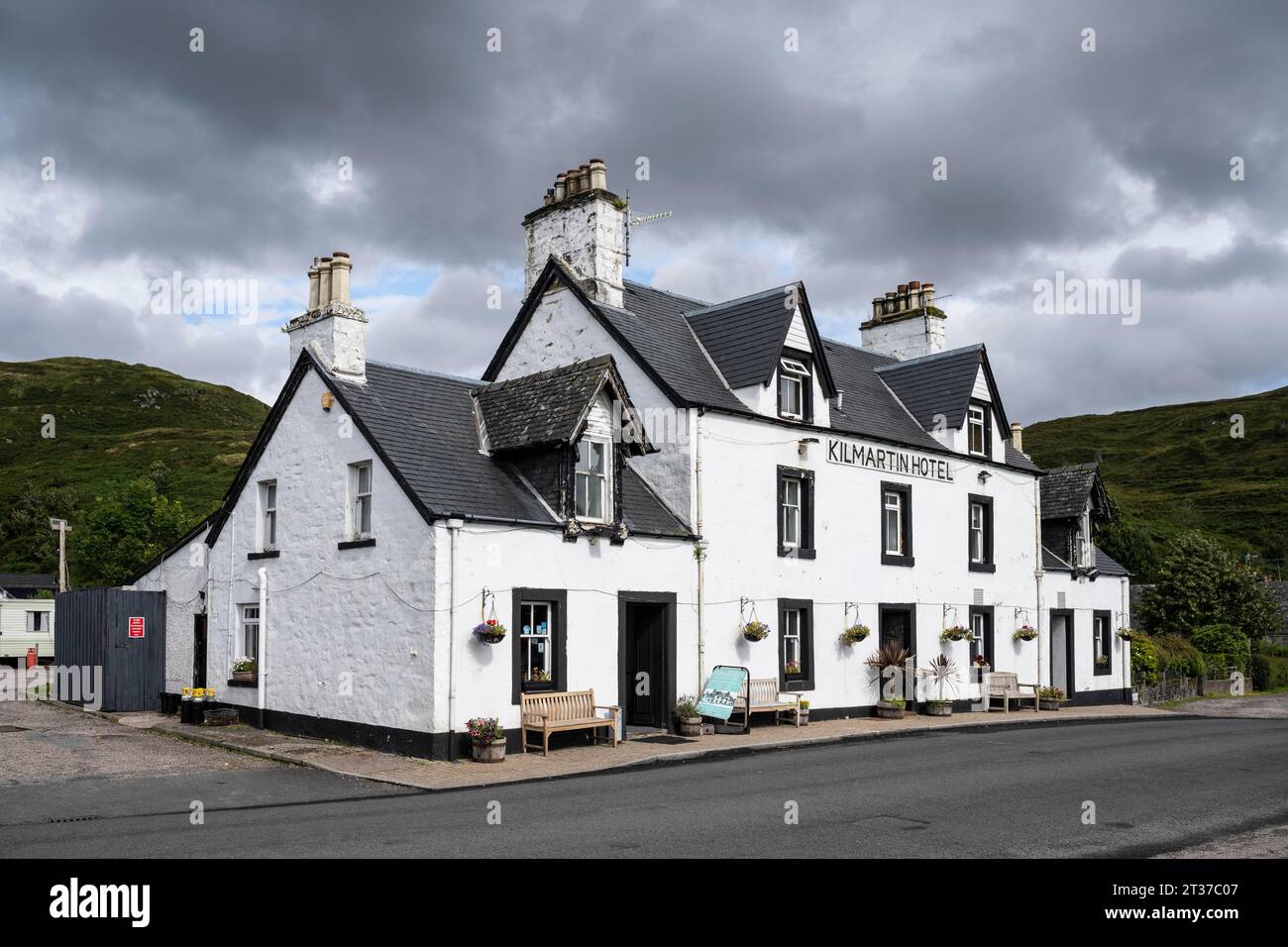 The Kilmartin Hotel and Restaurant, Argyll and Bute, Schottland, Großbritannien Stockfoto