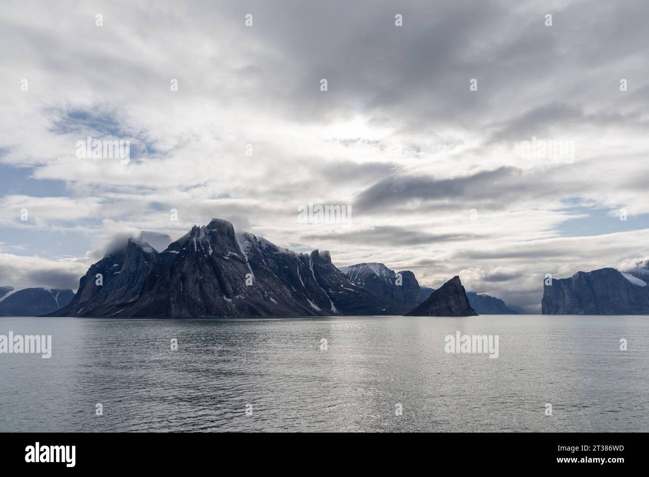 Golf Von Buchan, Baffin Island Stockfoto