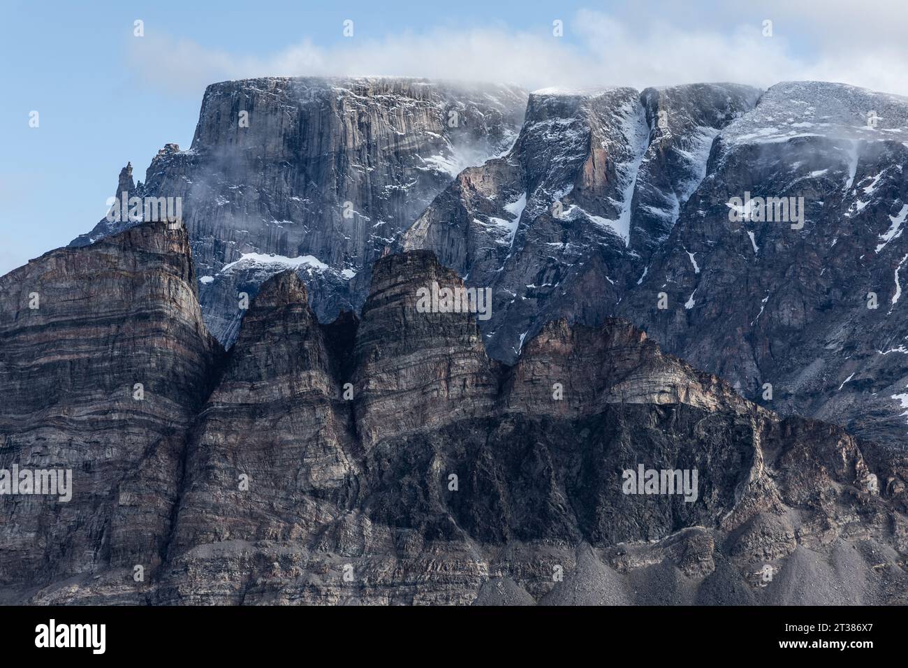 Golf Von Buchan, Baffin Island Stockfoto