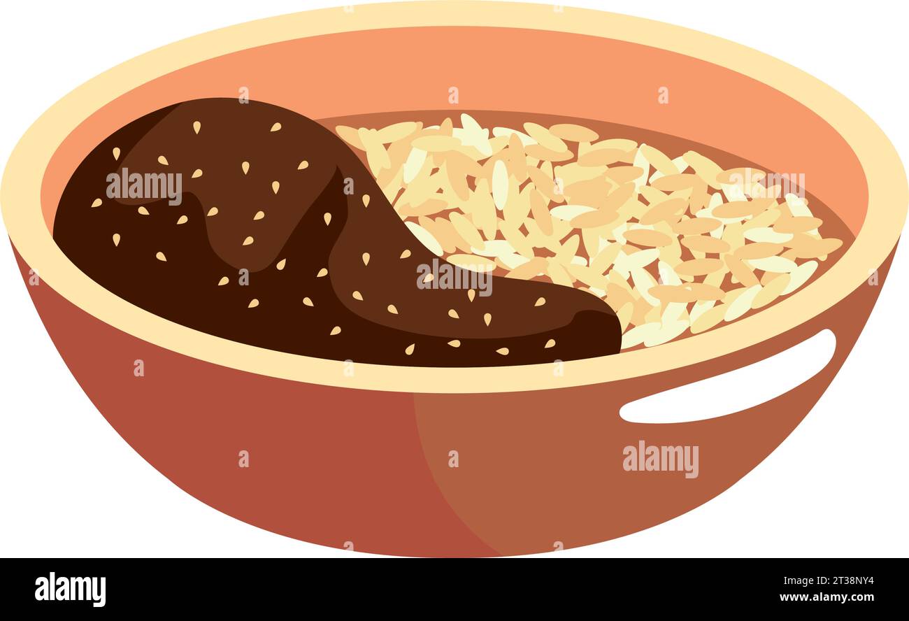 mexikanisches Essen Mole Stock Vektor