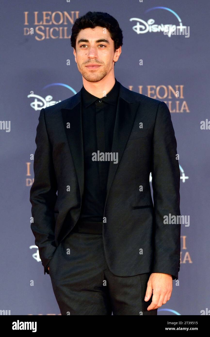 Eduardo Scarpetta bei der Premiere der Disney+ Serie „I Leoni di Sicilia / die Löwen von Sizilien“ auf dem 18. Internationales Filmfestival von Rom / Festa del Cinema di Roma 2023 im Auditorium Parco della Musica. Rom, 23.10.2023 Stockfoto