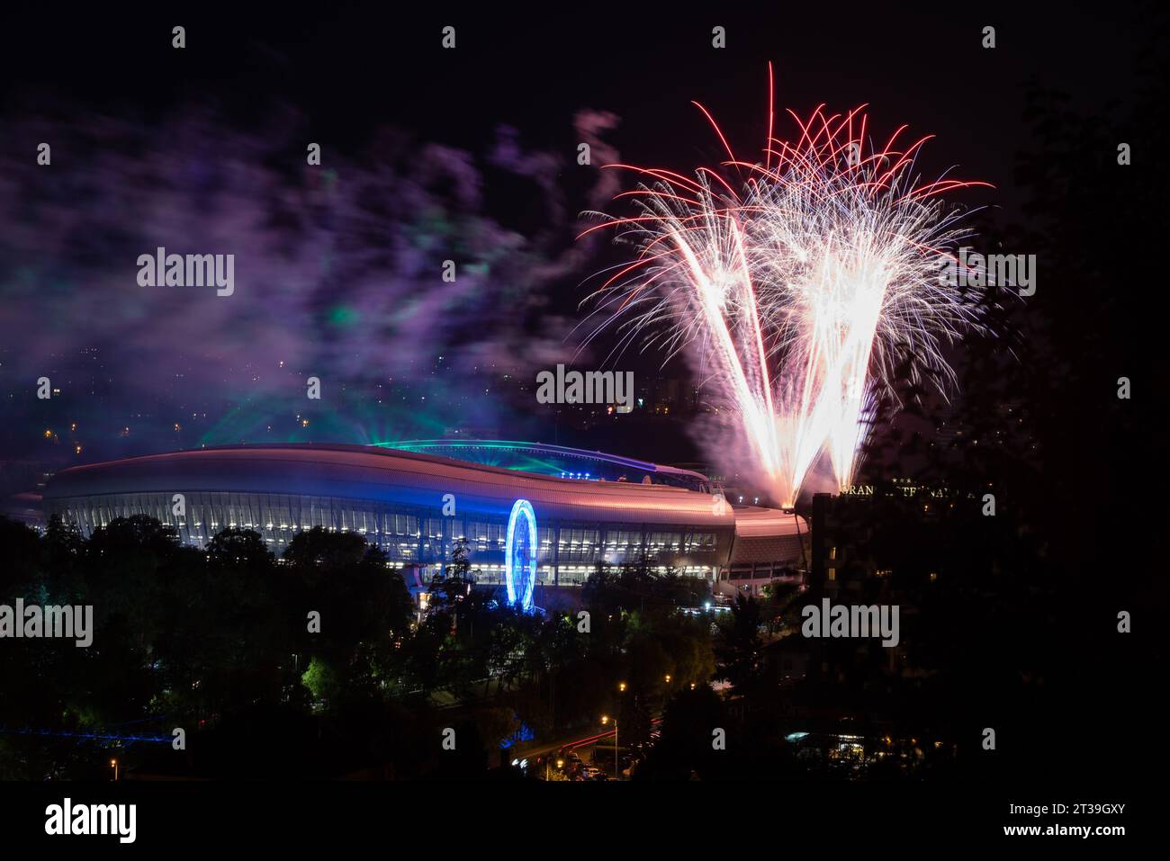 Das Musikfestival Untold, in Cluj-Napoca, 4. August 2022. Stockfoto