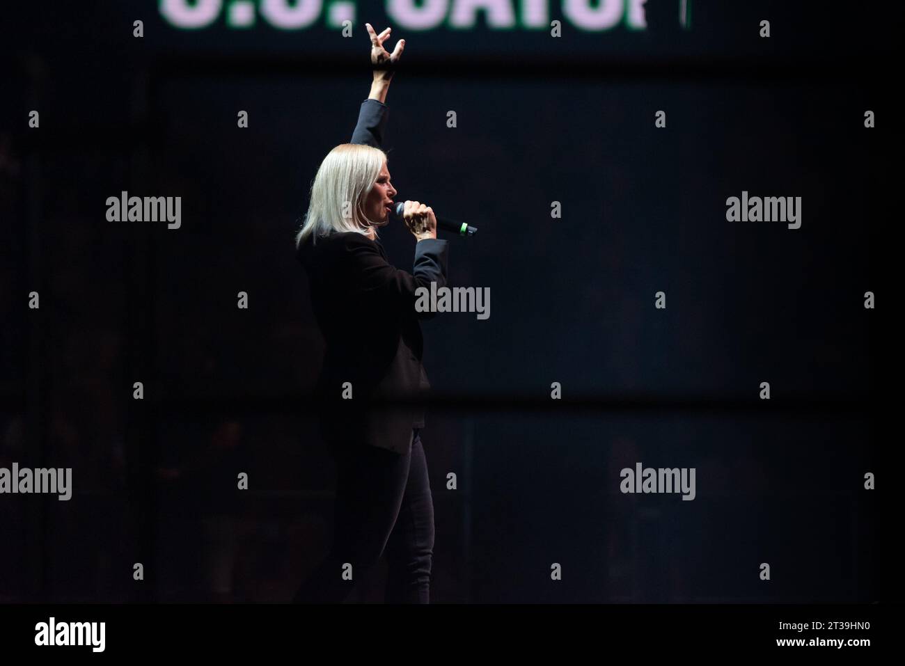 Sechste Ausgabe Discoteca 80, Cluj-Napoca, Samstag, 16. September 2023. Stockfoto