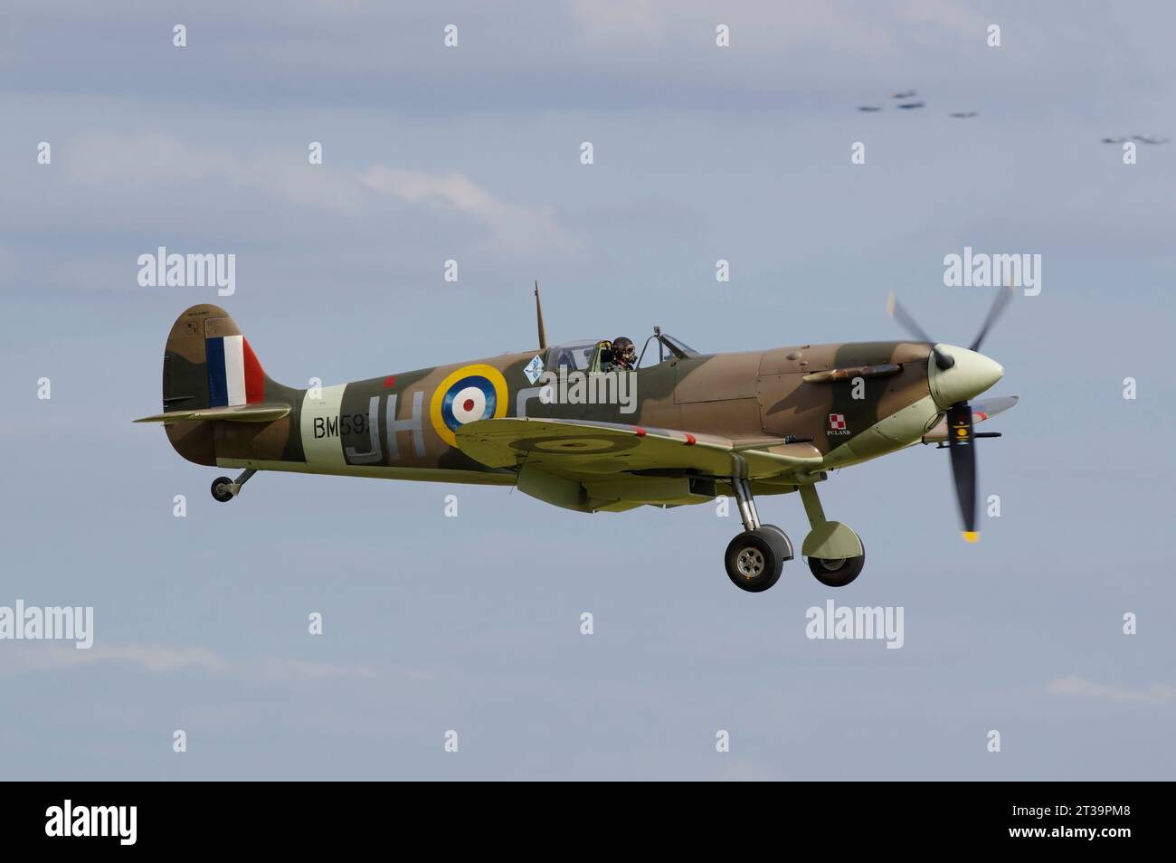 Supermarine, Spitfire, Vb, BM597, G-MKVB, Stockfoto