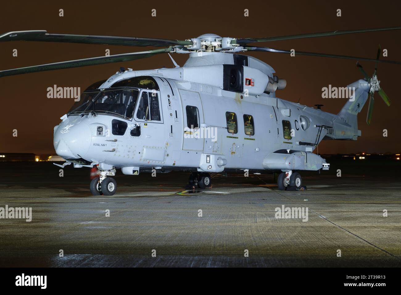 Agusta Westland AW101, Merlin, RNAS, Yeovilton. Stockfoto