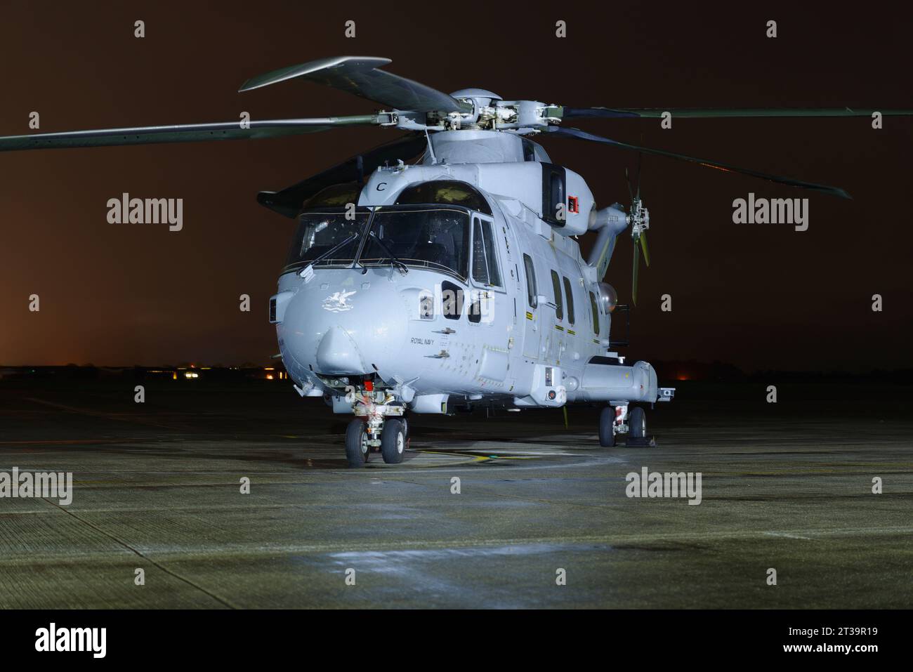 Agusta Westland AW101, Merlin, RNAS, Yeovilton. Stockfoto