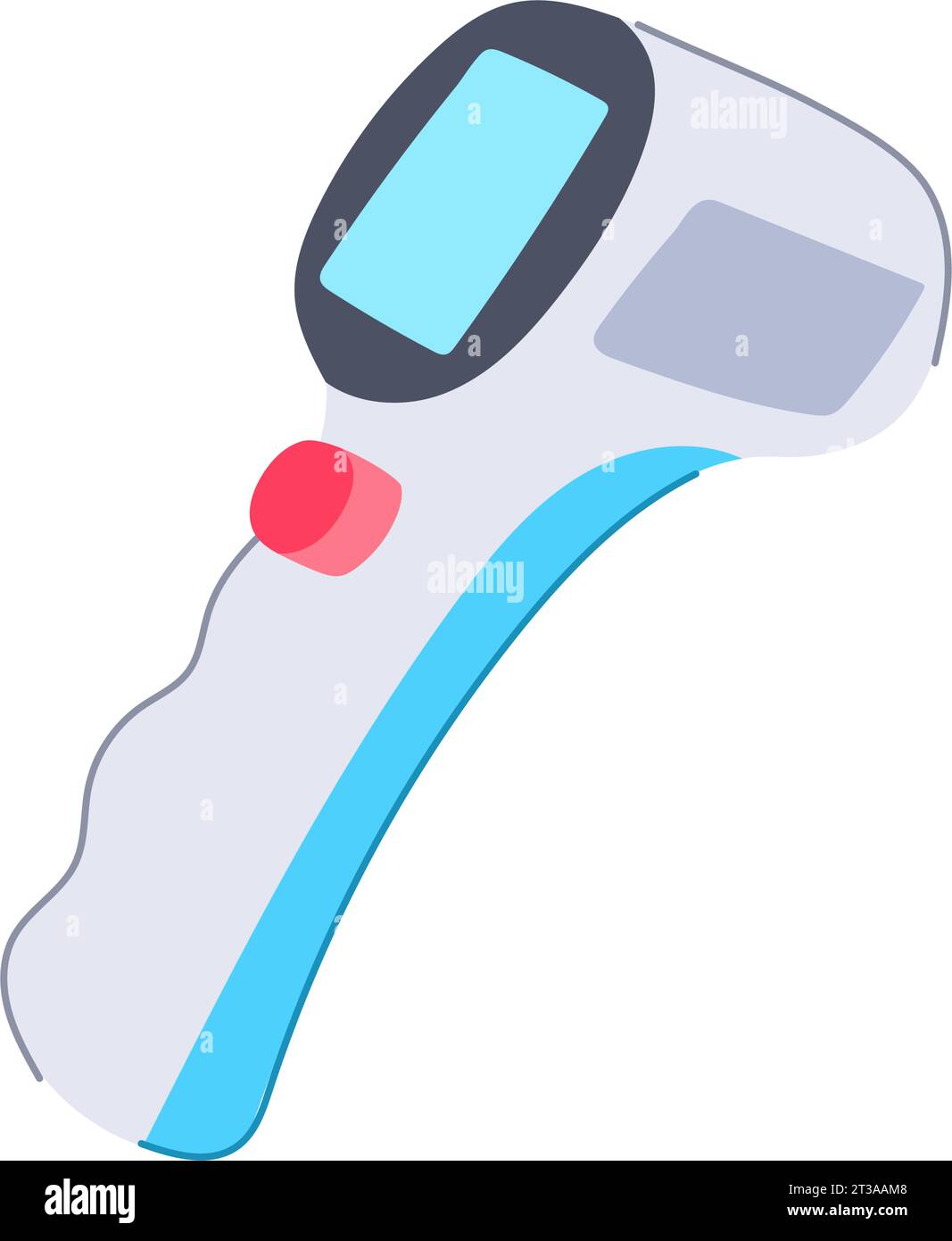 Heißes Thermometer Cartoon Vektor Illustration Stock-Vektorgrafik - Alamy