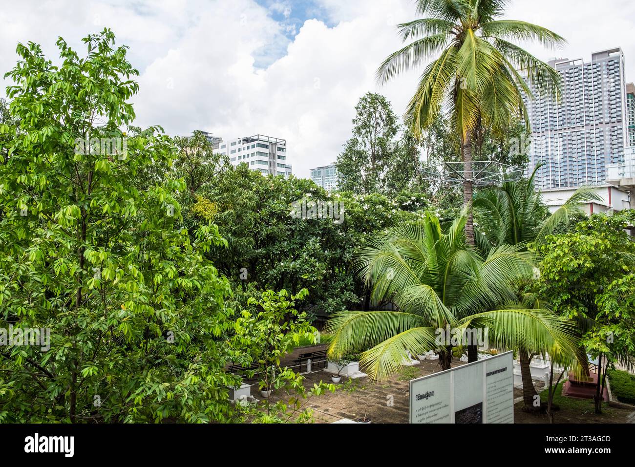 Kambodscha, Phnom Penh, Tuol sleng Völkermord Museum Stockfoto