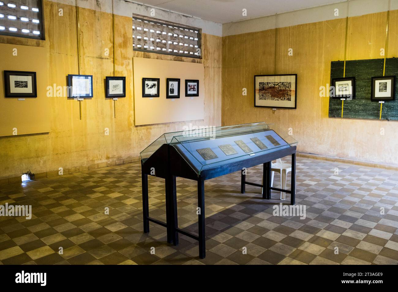 Kambodscha, Phnom Penh, Tuol sleng Völkermord Museum Stockfoto