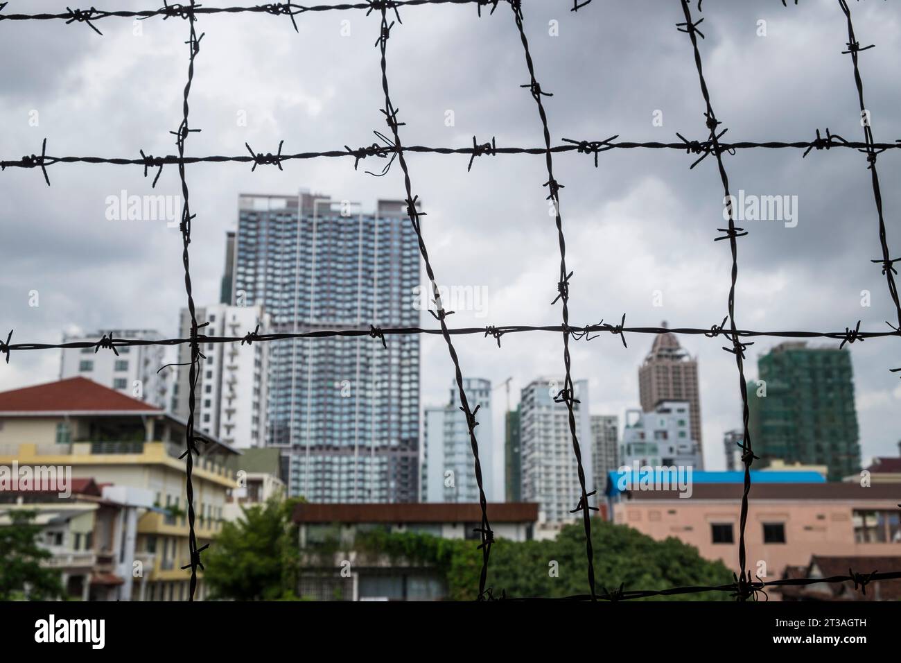 Kambodscha, Phnom Penh, Tuol sleng Völkermord Museum Stockfoto