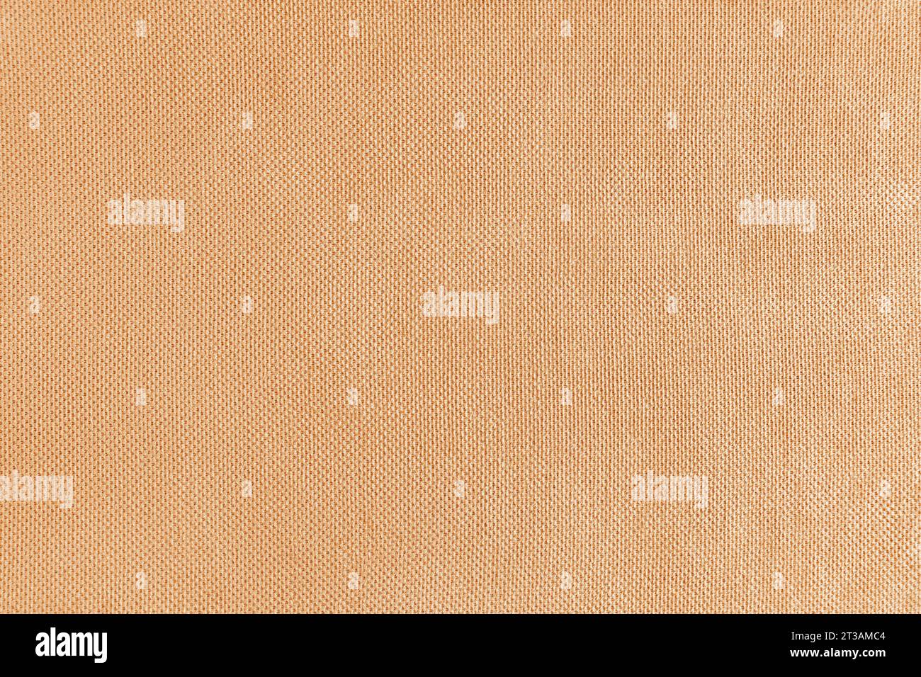 Texturhintergrund aus orangenem Velours. Textilstruktur, Tuchoberfläche, Weben von Jacquard-Material-Nahaufnahme. Polster, Vorhänge, Hintergrund, W Stockfoto