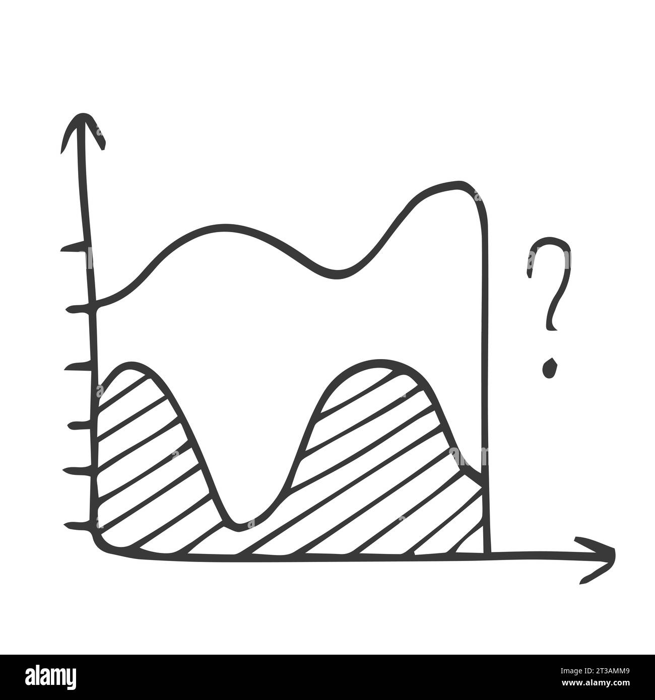 Diagramm Diagramm festlegen Symbol für Analyse des Geschäftswachstums Stock Vektor