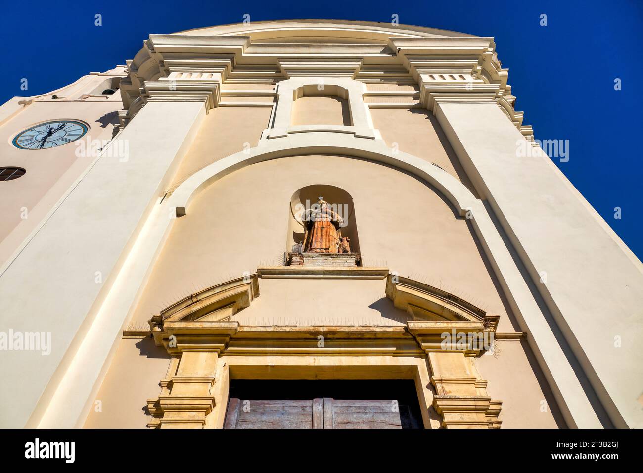 Fassade der Kirche San Domenico, Pianella, Italien Stockfoto