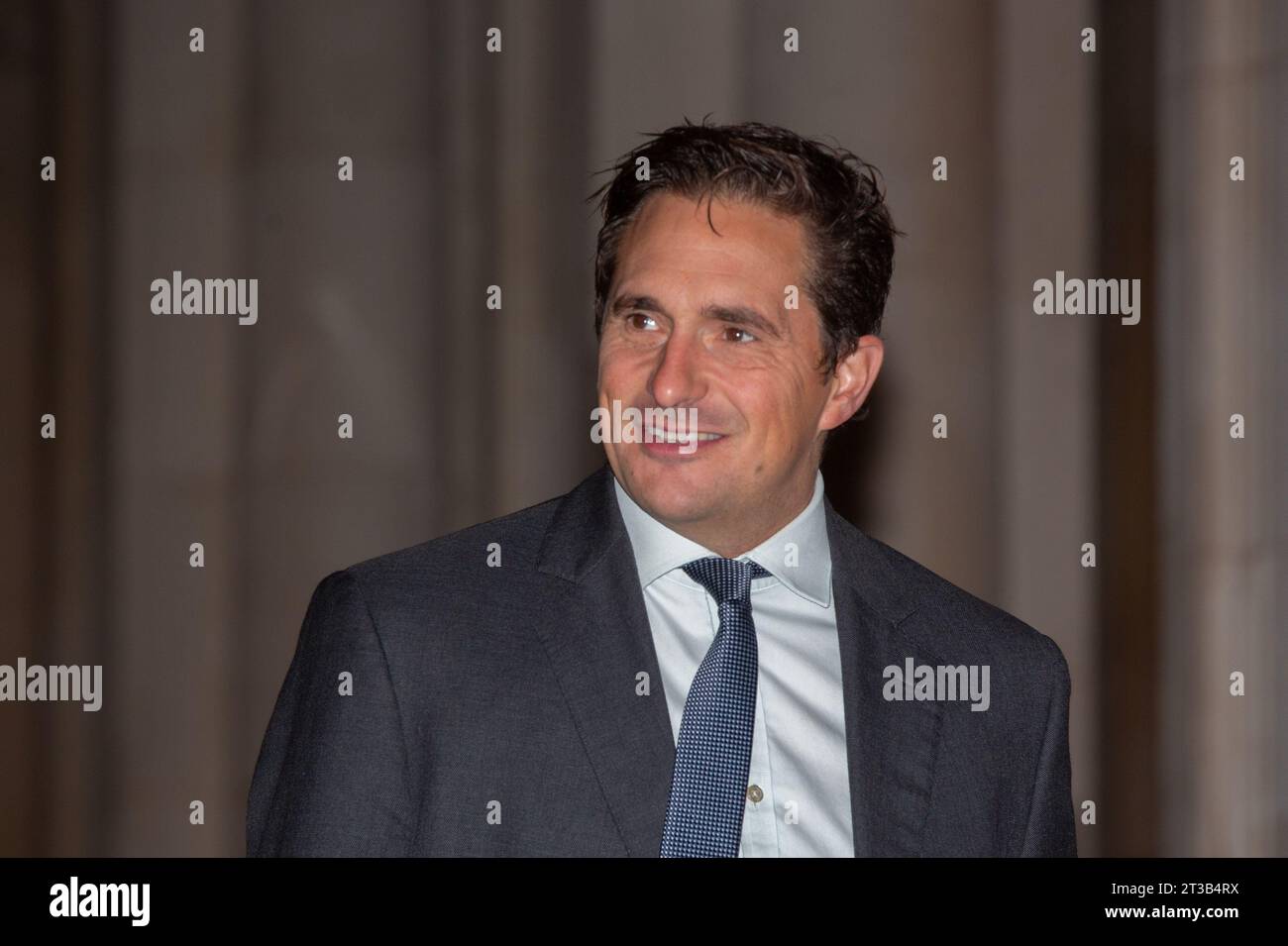 London, England, Großbritannien. Oktober 2023. Staatsminister (Kabinettsbüro) (Minister für Veteranenangelegenheiten) JOHNNY MERCER in der Downing Street als Kabinettssitzung gesehen, (Credit Image: © Tayfun Salci/ZUMA Press Wire) NUR REDAKTIONELLE VERWENDUNG! Nicht für kommerzielle ZWECKE! Stockfoto