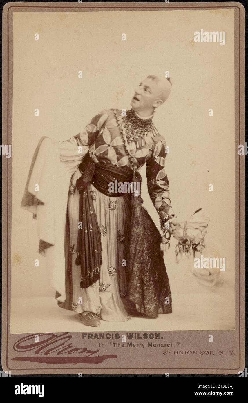 Francis Wilson in „The Merry Monarch“ Stockfoto
