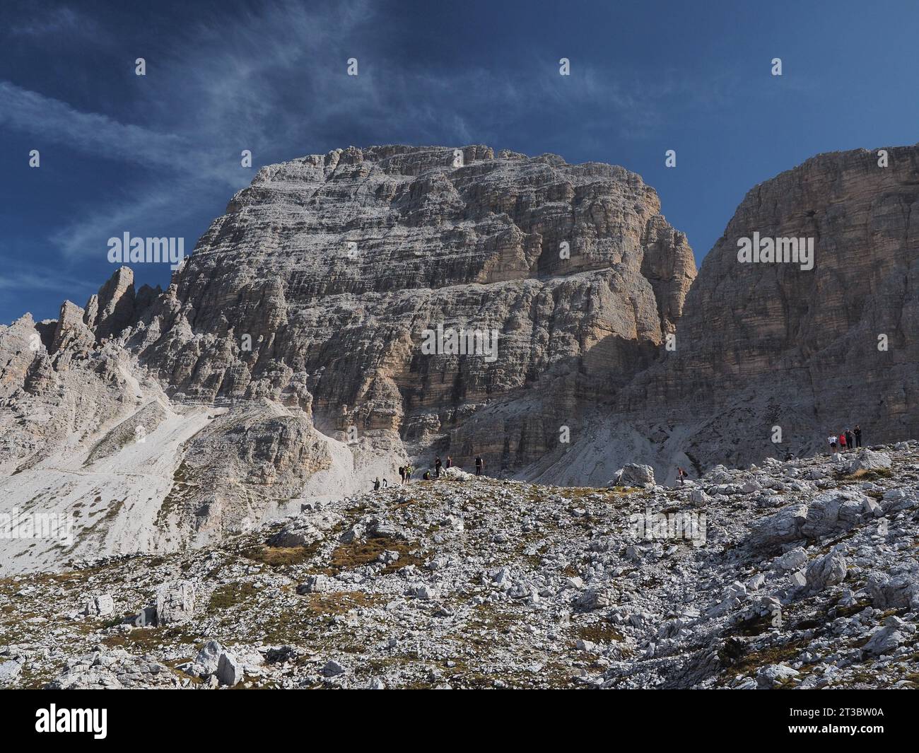 Sextner Dolomiten in Italien Stockfoto