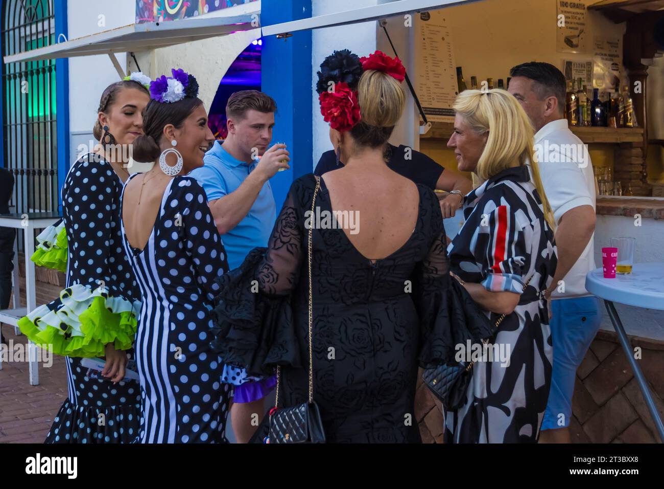 Spanien im Jahr 2023 Fuengirola Feria Stockfoto