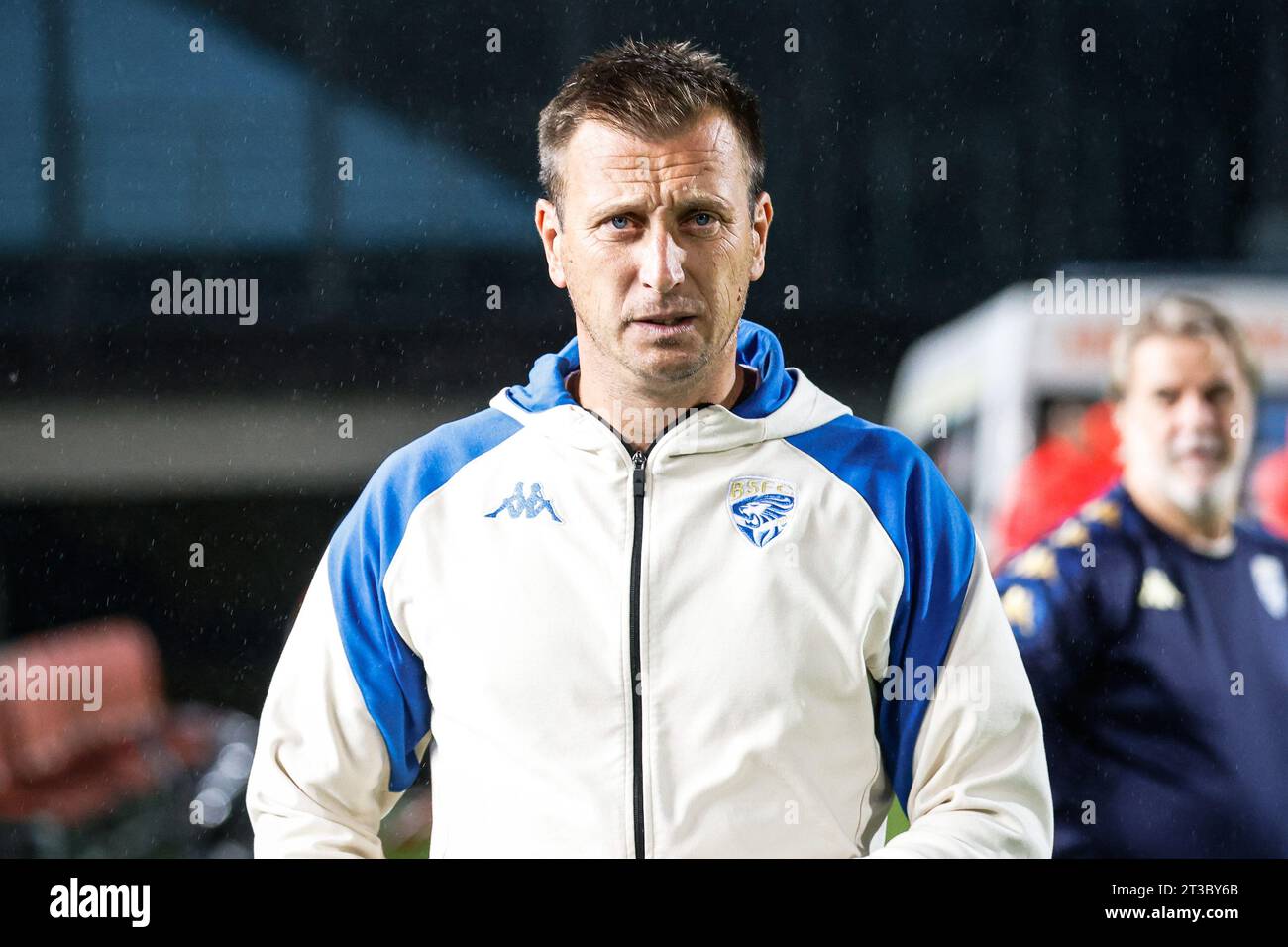 Brescia, Italien. Oktober 2023. Daniele Gastaldello (Brescia) während des Spiels Brescia Calcio vs Modena FC, italienischer Fußball Serie B in Brescia, Italien, 24. Oktober 2023 Credit: Independent Photo Agency/Alamy Live News Stockfoto