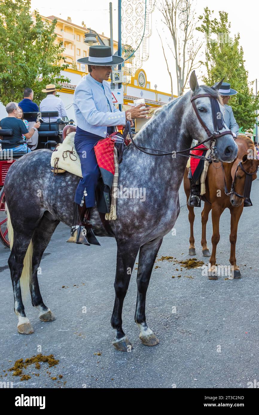 Spanien im Jahr 2023 Fuengirola Feria Stockfoto